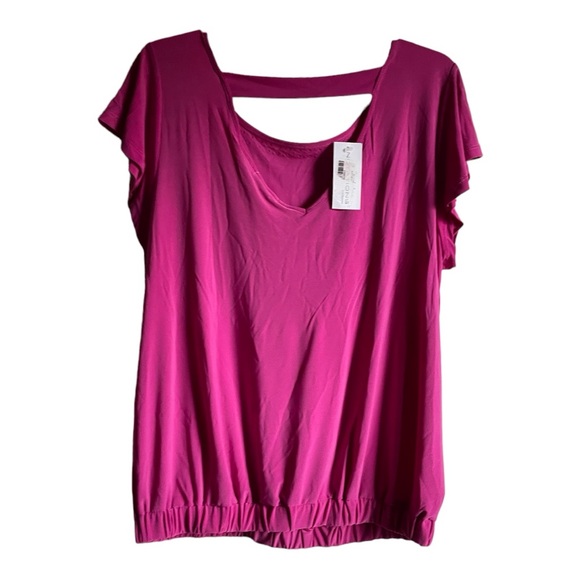 Notations Women’s Size 1X Pink Blouse - Picture 3 of 14